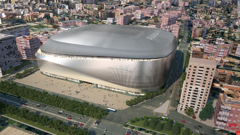 Illustration for article titled El nuevo estadio del Real Madrid parece una nave espacial y estará listo en el 2020